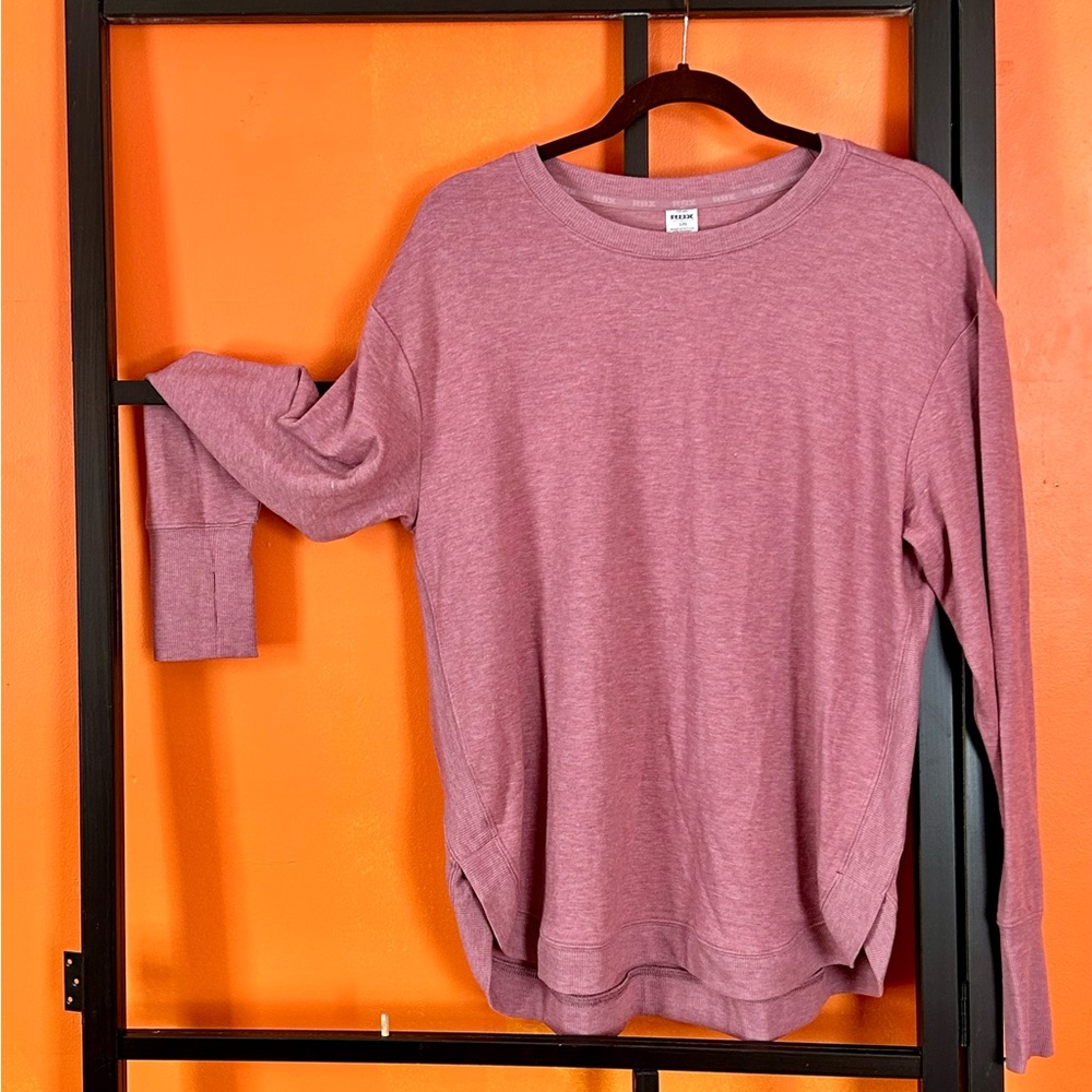 💚💚5/$25💚💚 RBX Active Long Sleeve Tunic Top – Heathered Mauve / Purple 💜